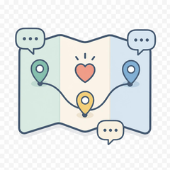 Ícone do Mapa Visual